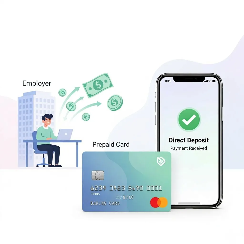 Free Prepaid Card & Direct Deposit